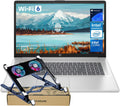 HP 2025 Laptop, 17.3' FHD, CORE 7 (Exceeds i7 1355), 16GB RAM, 1TB SSD, FP Reader, Backlit Keyboard, Webcam, Wi-Fi 6, Windows 11 Pro, Silver, Bundle with PCO Laptop Cooler