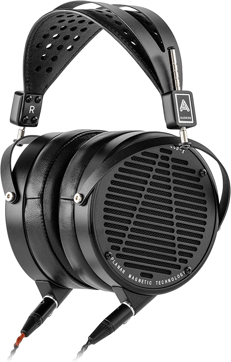 Audeze LCD-X Over-Ear Open Back Professional Headphone New 2021 and Later Version with Carry case, Combo 4 pin XLR Cable with 6.3mm and 3.5 mm adapters, Black