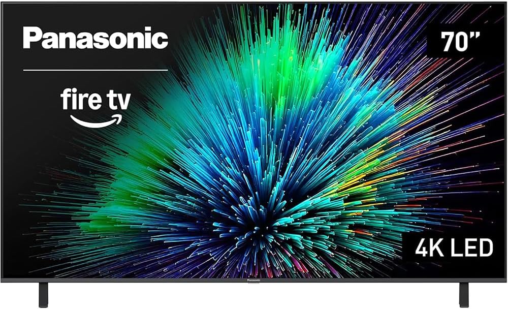 Panasonic TV-70W70BP W70 Series 70 inch LED 4K Ultra HD Smart Fire TV Bundle with 2X HDMI 2.0 Cable, TV Wall Mount, 6-Outlet Surge Adapter, Theater Essentials and Exclusive 26 Month Protection Pack