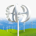Wind Turbine Home Use Horizontal Generator Kits Blades with Controller to Charge Batteries Off Generator,3000W/4000W/5000W Vertical Wind Turbine Generator Kit - 5 Blades, 12V/24V/48V for HOM