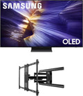 Samsung QN48S90FAEXZA 48 Inch 4K OLED Smart TV with a Kanto PMX700 Pro Series Full Motion Dual Stud Mount (2025)