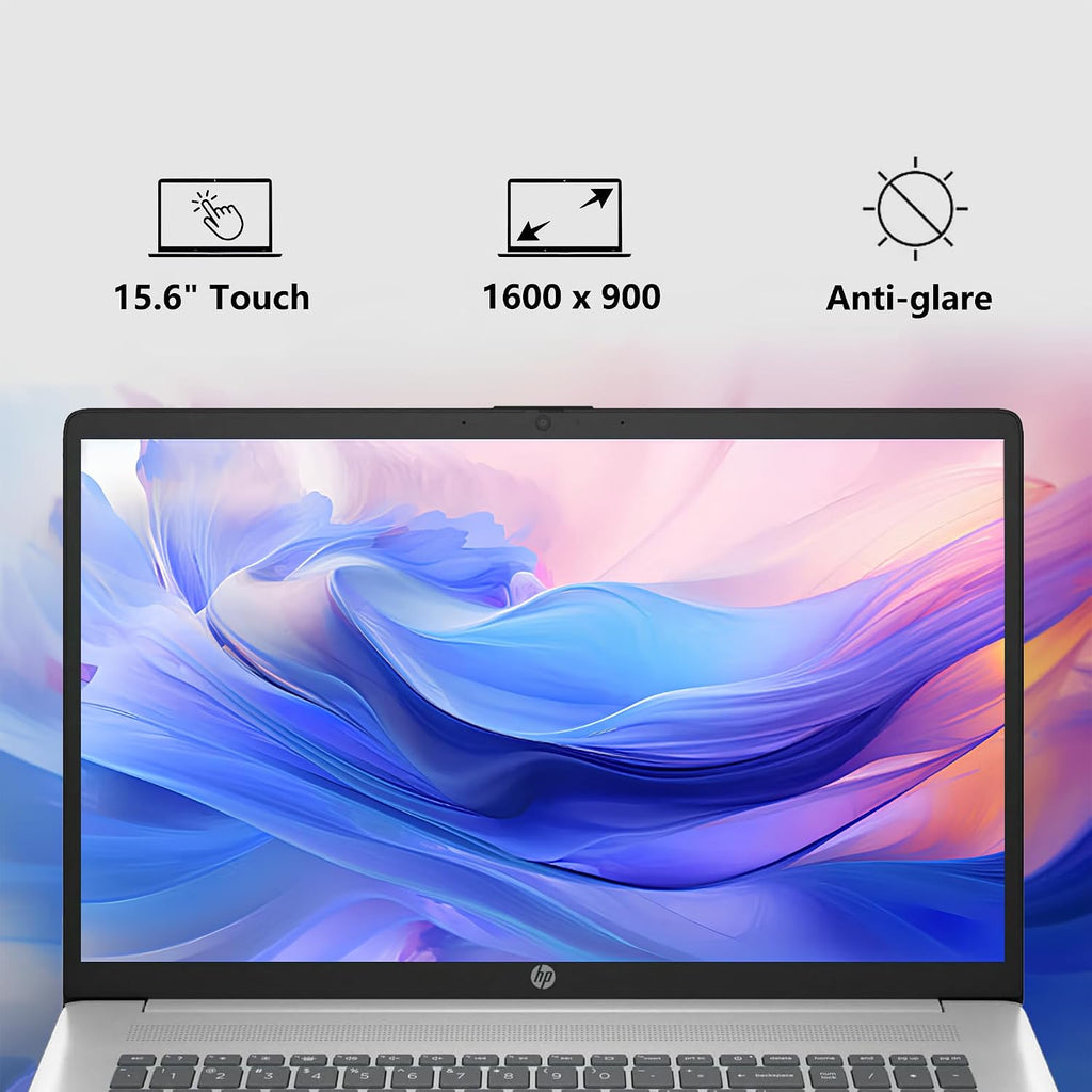 HP 17 Business Laptop | 17.3' HD+ Touchscreen | AMD 6-Core Ryzen 5 7430U (> i7-1255U) | 32GB DDR4 1TB SSD | Privacy Camera Type-C Fast Charge Long-Lasting Battery Win11 Pro w/DLCA Accessory