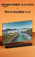 Amazon Ember 50' QLED Series with Fire TV (newest model) with Fire TV Soundbar Plus