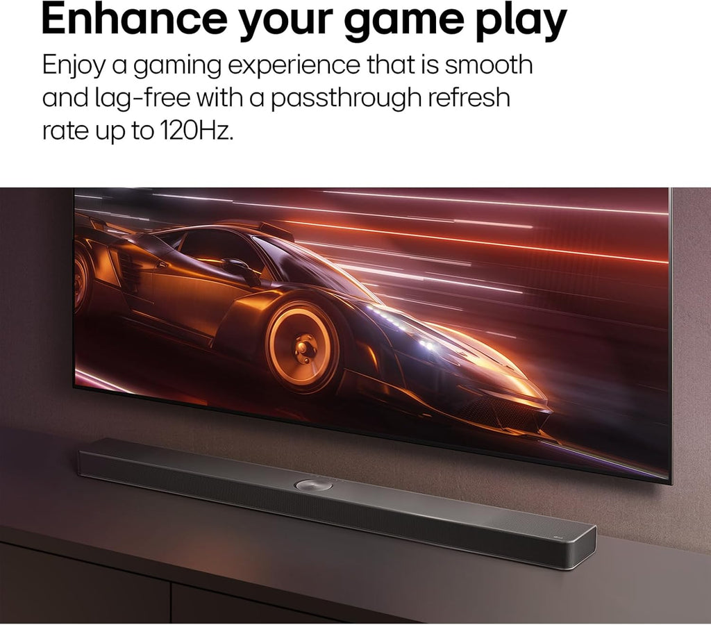 LG 65-Inch Class QNED90T Series Mini LED Smart TV 4K Processor Flat Screen with Alexa Built-in (65QNED90TUA, 2024),LG 7.1.3 ch. Sound Bar with Wireless Dolby Atmos and Rear Speakers