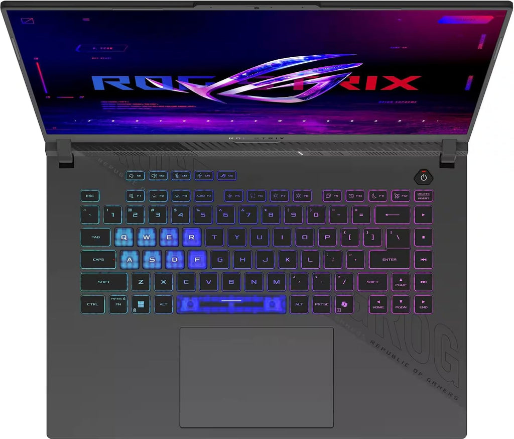 ASUS ROG Strix G16 Gaming Laptop - NVIDIA GeForce RTX 5070 Ti, 16' 165Hz WUXGA Display, AMD Ryzen 9 8940HX (Up to 5.3 GHz), WiFi 6E, RGB Backlit KB, Win11 Pro, 32GB DDR5 RAM, 1TB SSD, w/Accessories