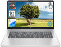 HP 17.3' Touchscreen Laptop for Work and Home, AMD Ryzen 5 7430U, 16GB RAM, 512GB SSD, Webcam, HDMI, Backlit Keyboard, Fingerprint Reader, Wi-Fi 6, Windows 11 Home, Blue