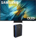 Samsung 65-Inch Class OLED S95F 4K Glare Free Smart TV NQ4 AI Gen3 Processor, OLED HDR Pro, Motion Xcelerator 164Hz, Dolby Atmos Bundle with an Austere 5S-PS4-US1 4-Outlet Power (2025)