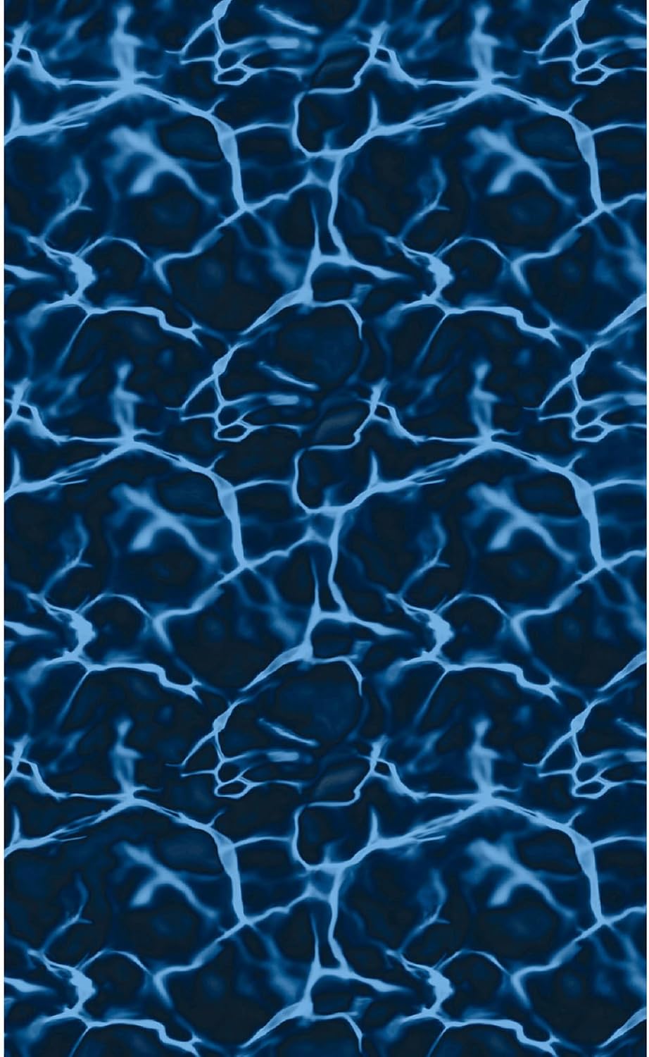 Blue Wave Evening Bay 15-ft x 30-ft Overlap Oval Pool Liner for Above-Ground Steel Wall Pools – Weather Resistant Standard Gauge Vinyl w/Welded Seams – Dark Blue, 48/54-In Depth Walls
