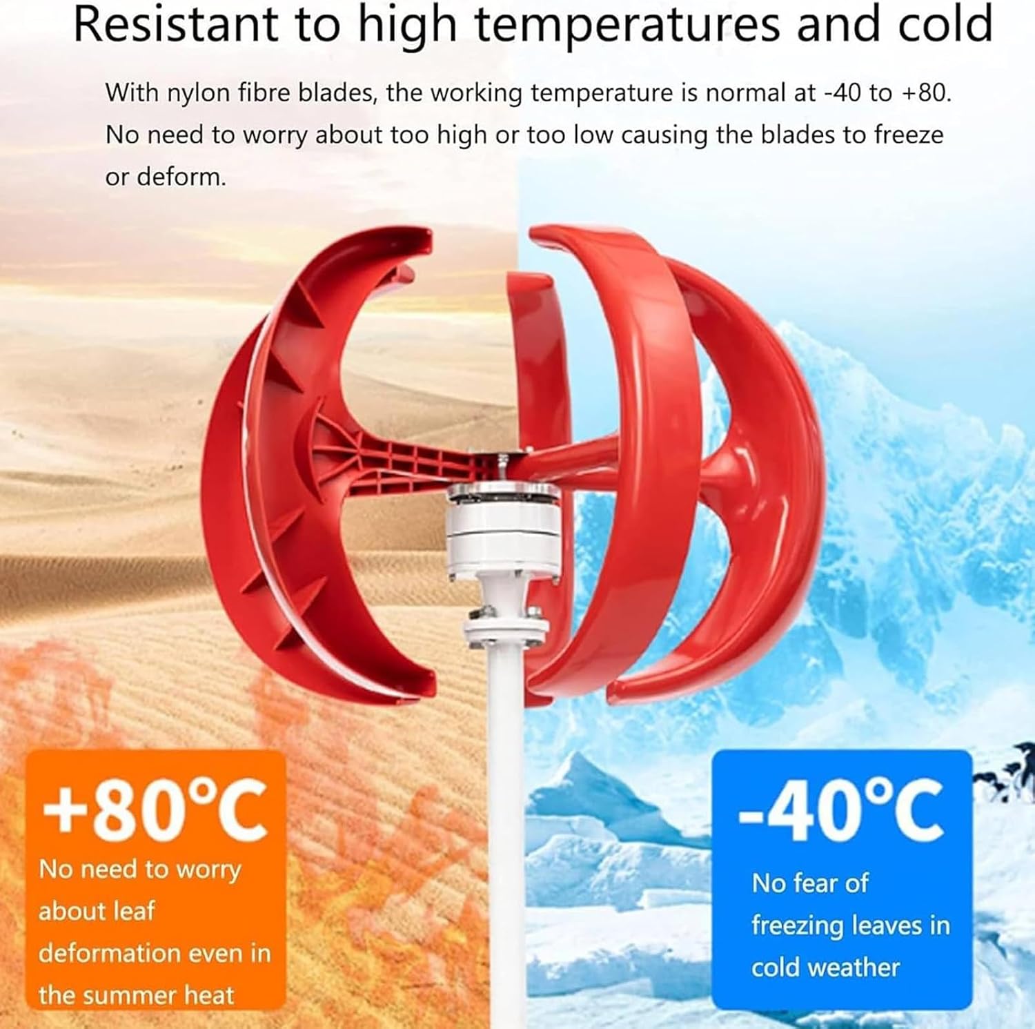 Wind Turbine Generator Kit 3000W 4000W 5000W with Controller, 12V 24V 48V Wind Generator for Home Use, Vertical Wind Turbine Windmill Power Generator,3000W-12V