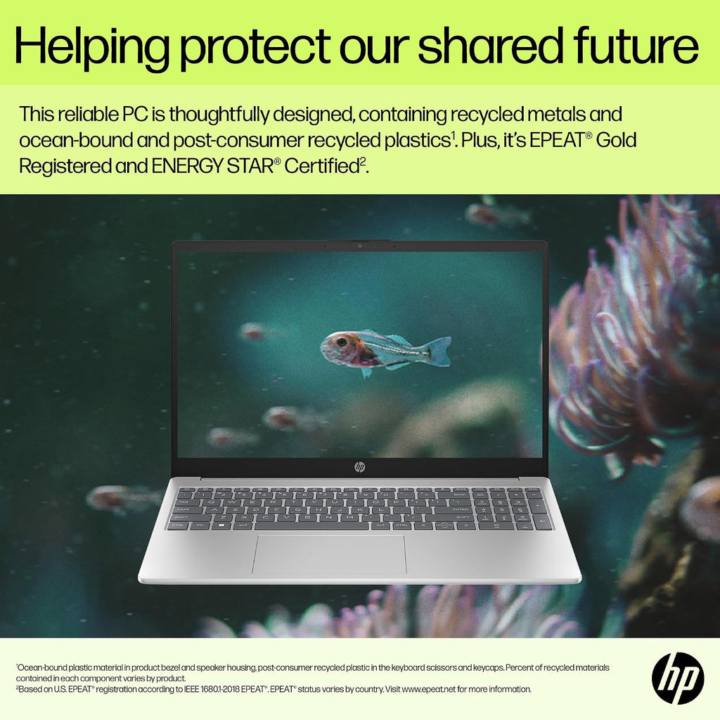 HP 15.6' FHD Touch Laptop, Intel i5, 32GB RAM, 1TB SSD, Windows 11 Pro, Wi-Fi 6, Flagship Business Laptop Bundle with Docking Station – Natural Silver