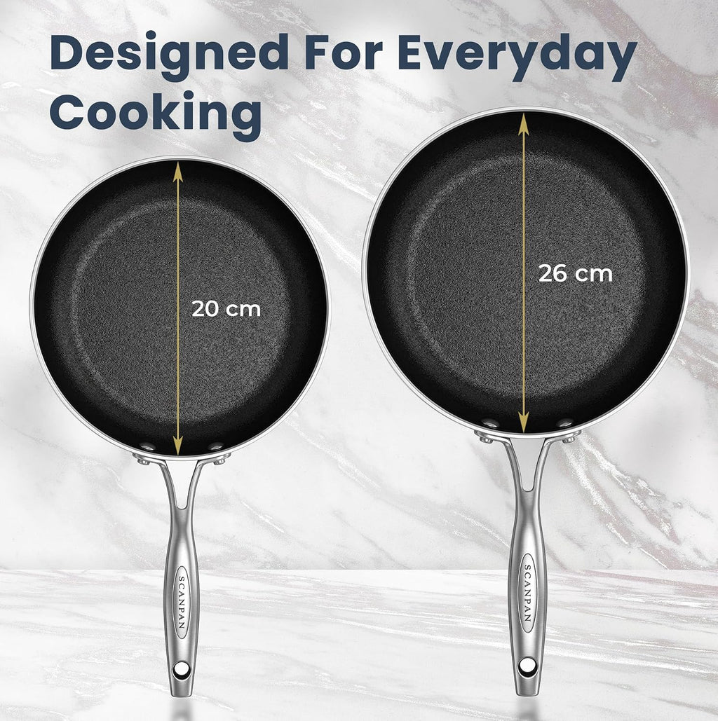 Scanpan HAPTIQ 2 Piece Fry Pan Set