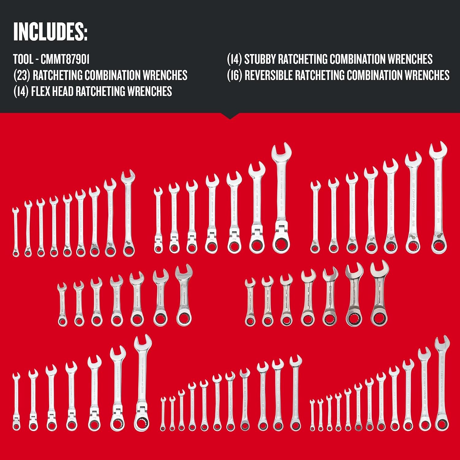 CRAFTSMAN 728 Piece Mechanics Tool Set with Sockets, Bits, Ratchets and Wrenches (CMMT72728)