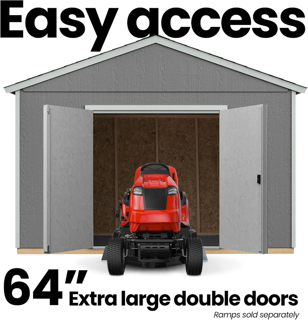 Handy Home Products Astoria 12x24 Do-It-Yourself Wooden Storage Shed- Does not Include Floor kit, Paint, or Roofing Shingles