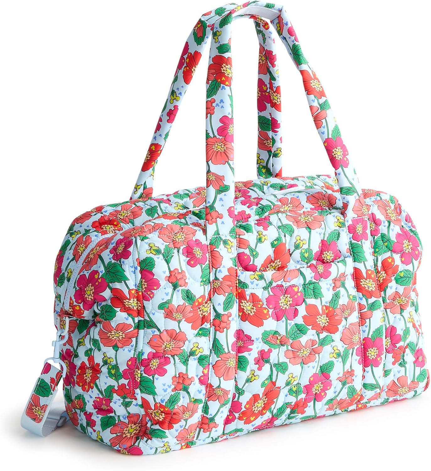 Vera Bradley Women's Disney Featherweight Miramar Weekender Travel Bag, Mickey Meadow, One Size
