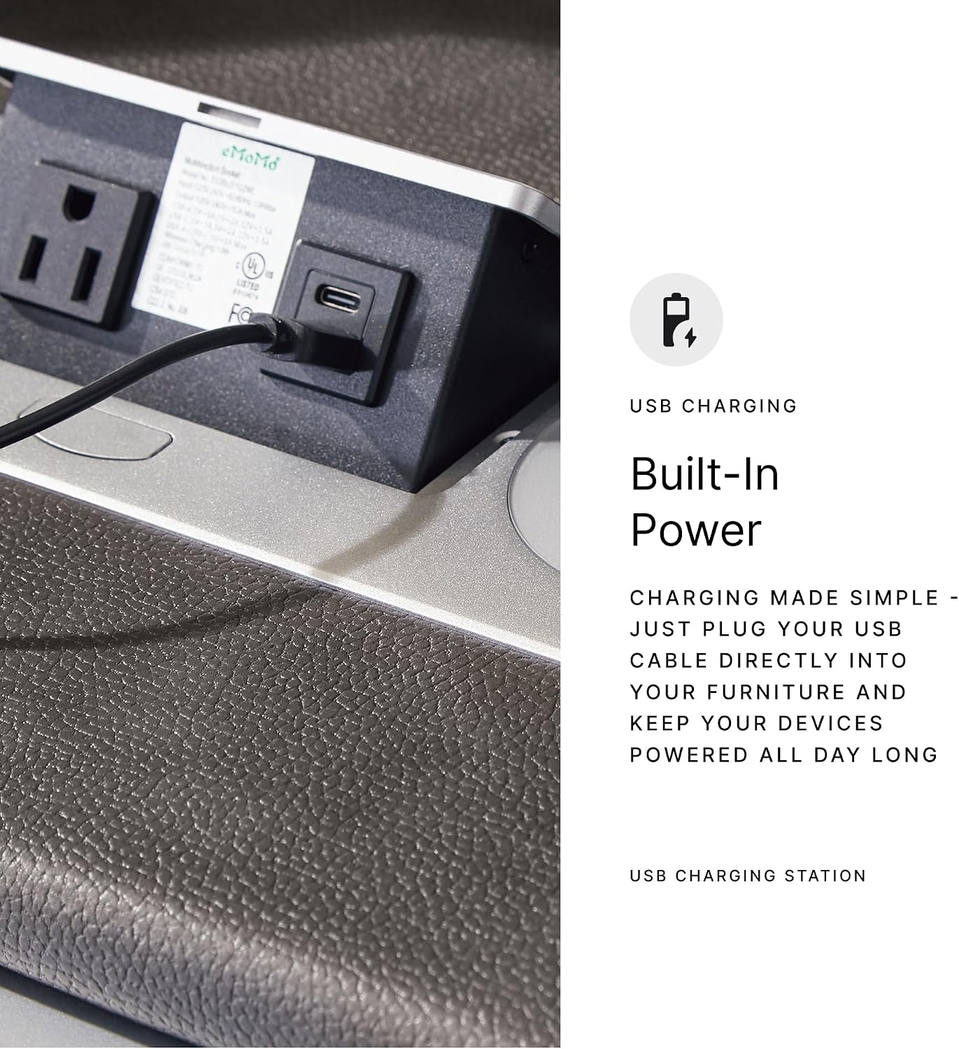 Signature Design by Ashley Fyne-Dyme Contemporary Power Reclining Sofa with USB Charging Ports and Adjustable Headrest, Brown
