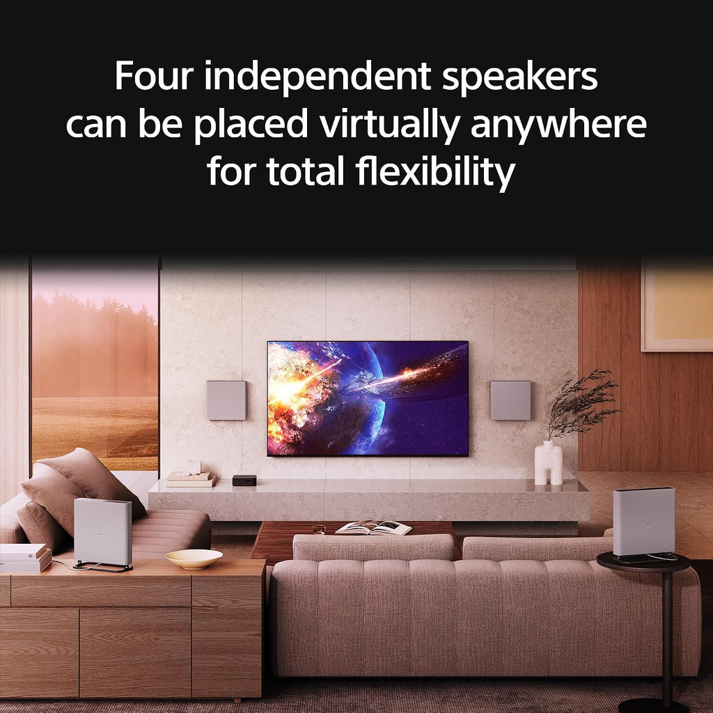 Sony 65 Inch OLED 4K Ultra HD TV BRAVIA 8 Smart Google TV with Dolby Vision HDR and Exclusive Features for PlayStation 5 (K-65XR80), 2024 Model BRAVIA Theater Quad