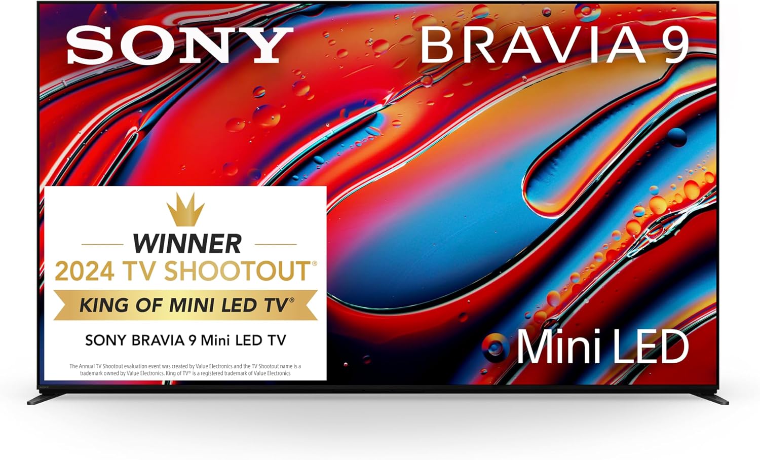 Sony K75XR90 75 Inch XR90 Series Bravia Mini LED HDR QLED 4K Google TV with an Austere 7S-PS4-US1 4-Outlet Power with Omniport USB (2024)