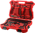 STARWORK TRUE MECHANIC™ 305-Piece Mechanics Tool Set with 120-Tooth Reversible Ratcheting Wrench Set, 1/4', 3/8', 1/2' Drive, Professional Metric Set