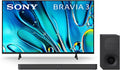 Sony 50 Inch 4K Ultra HD TV BRAVIA 3 LED Smart Google TV HT-S400 2.1ch Soundbar with Powerful Wireless subwoofer