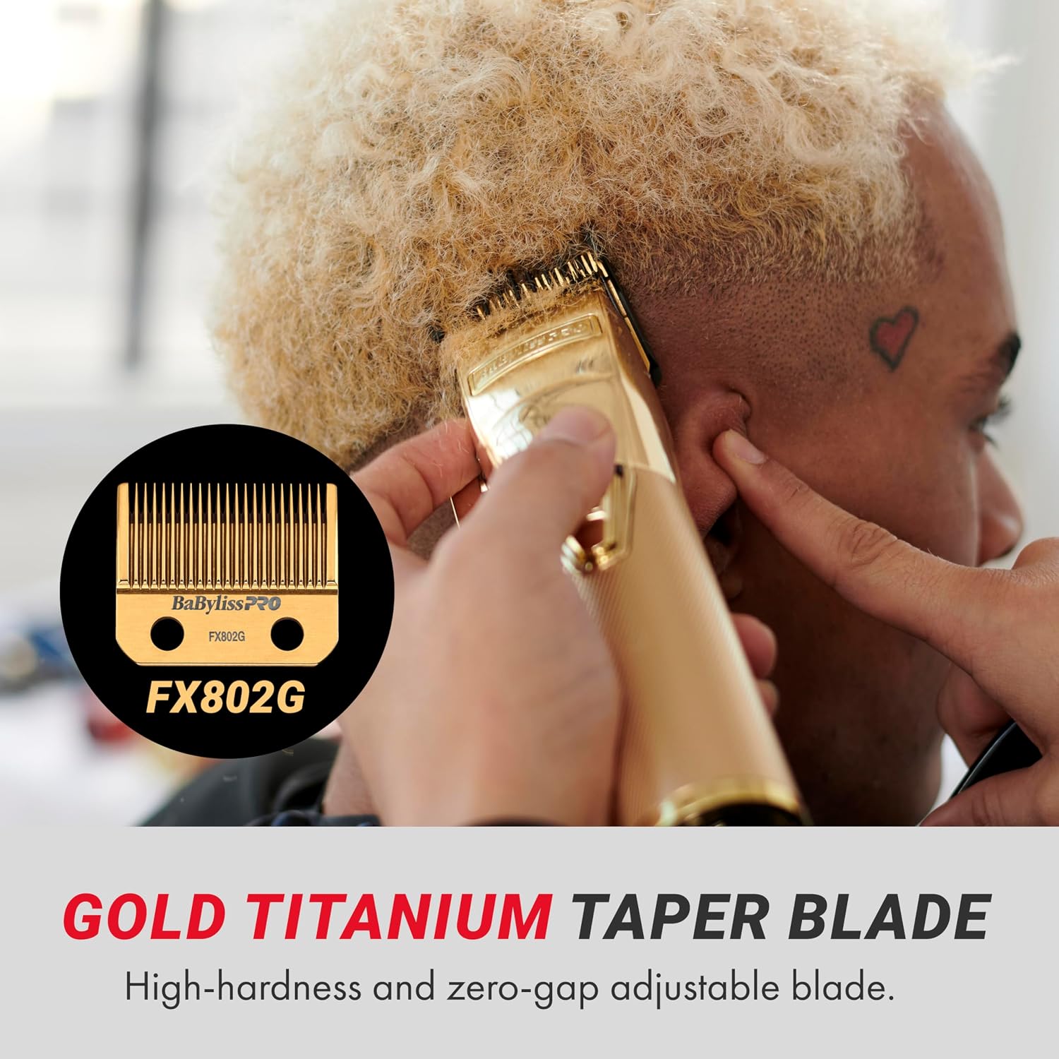 BaBylissPRO FX+ Professional Barber Cord/Cordless Hair Clippers for Men, All Metal, Lithium Battery with 3-Hour Runtime