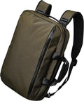 ALPAKA Elements Tech Brief Pro 12L -3-in-1 Recycled Fabric Laptop Briefcase Backpack for 16' Laptop, Anti-Theft Secure with Luggage Pass-Through, Water-Resistant, Fits Tech & Business Essentials,Green