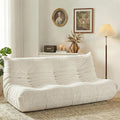 HABUTWAY Bean Bag Chair, Giant Bean Bag Chairs for Adults, 3 Seater Fireside Chair, Lazy Large Floor Bean Bag Sofa for Living Room, Bedroom, Dorm, Office (Beige)