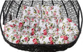 Replacement Double Egg Chair Cushion Outdoor Patio Wicker Loveseat Hanging Swing Egg Chairs for 2 Persons, Ideal for Patio, Backyard, Balcony - Hammock Swing Chair Cushion