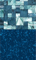Blue Wave Emerald Coast 12-ft x 24-ft Overlap Oval Pool Liner for Above-Ground Steel Wall Pools – Weather Resistant Standard Gauge Vinyl w/Welded Seams – Dark Blue, 48/54-In Depth Walls