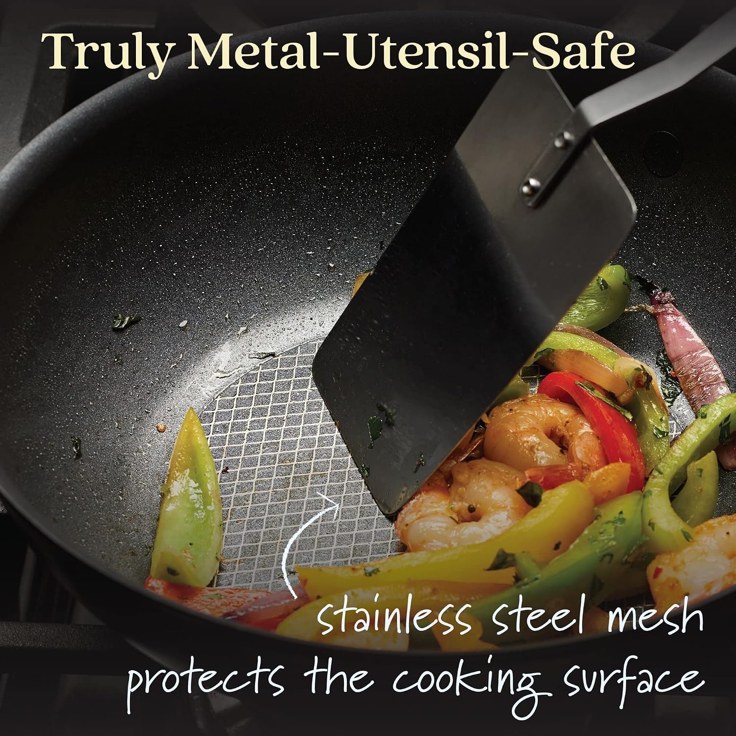 Anolon X - SearTech Non-Stick Frying Pan, Induction Compatible (24 cm)