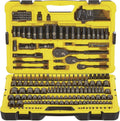 STANLEY Professional Grade Black Chrome New Mechanics Tool Set (Socket Set-229 Pieces)