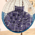 HUHJYUGE Hanging Egg Chair Cushion, Swing Seat Cushio Breathable, Rocking Chairs Seat Cushion Pad, Detachable, Sun-Resistant, Water-Resistant, for Outdoor Garden Patio Yard (C 115cm/45.2in)