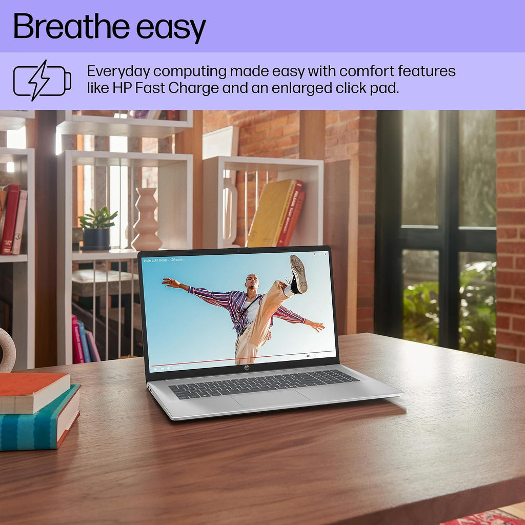 HP 2025 New 17 inch Laptop, 17.3' Touchscreen HD+ Display, Copilot AI, AMD Ryzen 5 7430U 6-Core, 32GB RAM, 1TB SSD, Wi-Fi 6, Windows 11 Pro, Business Computer, Windows 11 Pro, w/Accessory Box