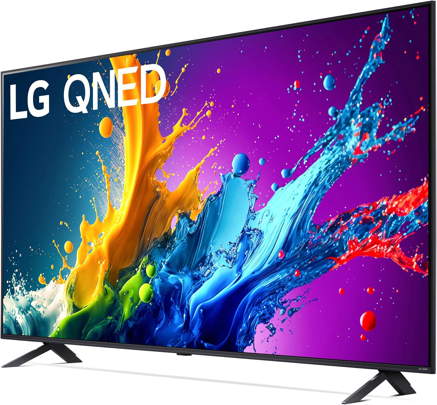 LG 65-Inch Class QNED80T Series LED Smart TV 4K Processor Flat Screen with Magic Remote AI-Powered with Alexa Built-in (65QNED80TUC, 2024) (Renewed)