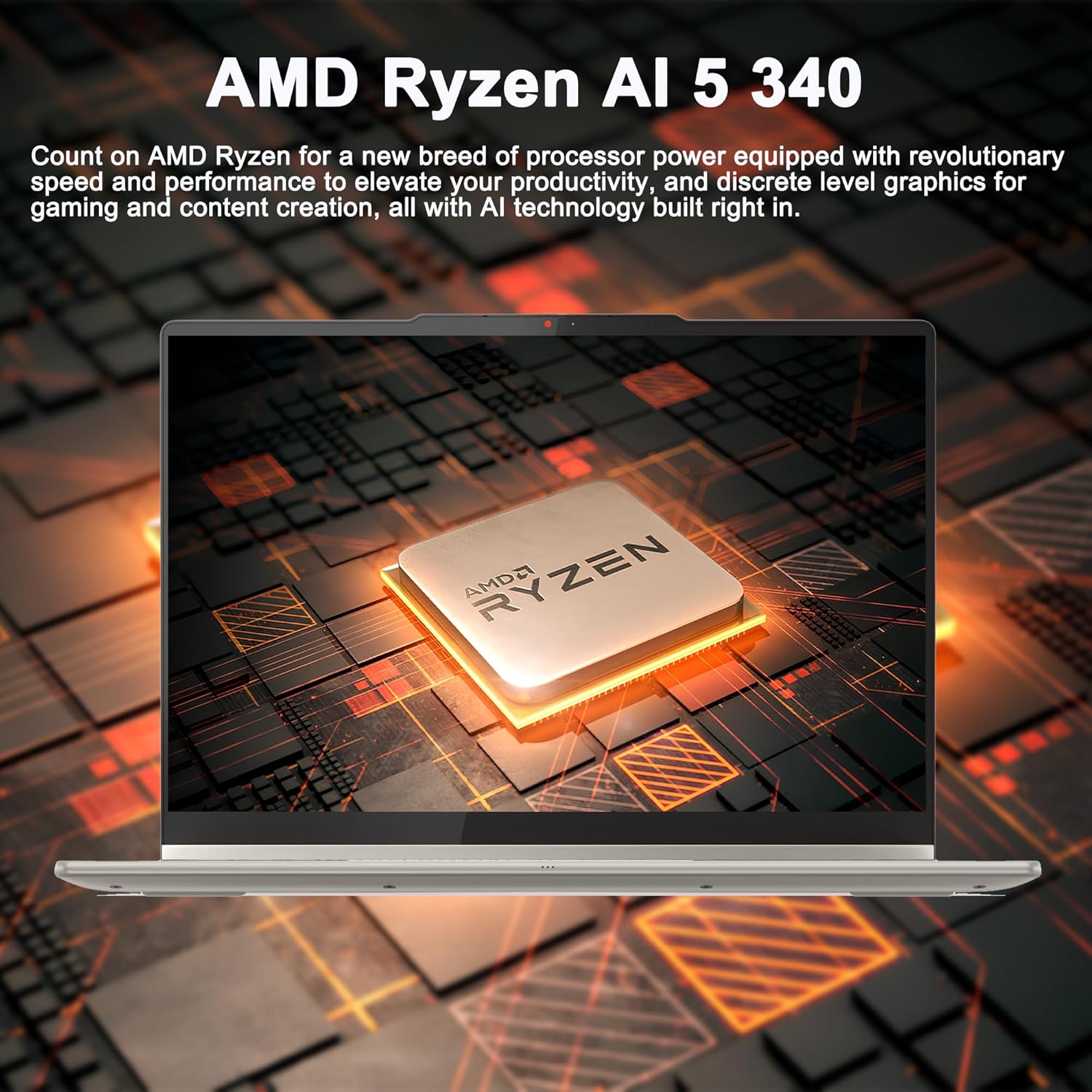 Lenovo Yoga 7 2-in-1 Laptop 14' WUXGA OLED Touch (100% DCI-P3, 600nits HDR) AMD 6-core Ryzen AI 5 340 (Up to 50 Tops) 16GB RAM 2TB SSD for Creator Business Professional Win11 ICP Hub w/Copilot AI