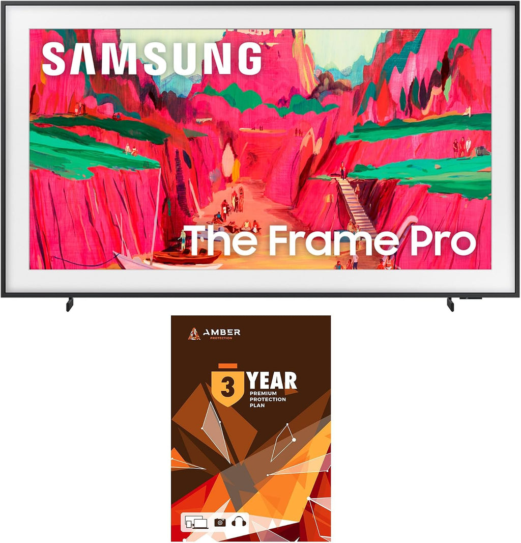 Samsung QN75LS03FWFXZA 75 Inch The Frame Pro Wireless 4K Neo QLED TV with 3 Year Amber Protection Plan (2025)