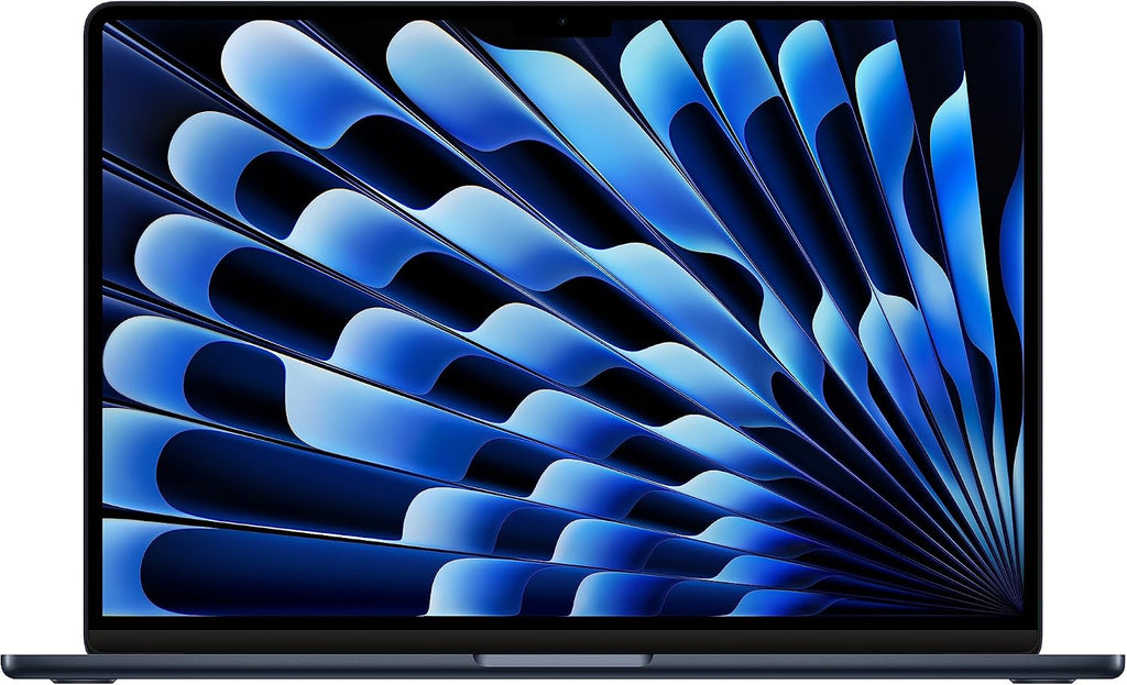 2023 Apple MacBook Air with Apple M2 Chip with 8-Core CPU/10-Core GPU (15-inch, 8GB RAM, 512GB SSD Storage) (QWERTY English) Midnight (Renewed)