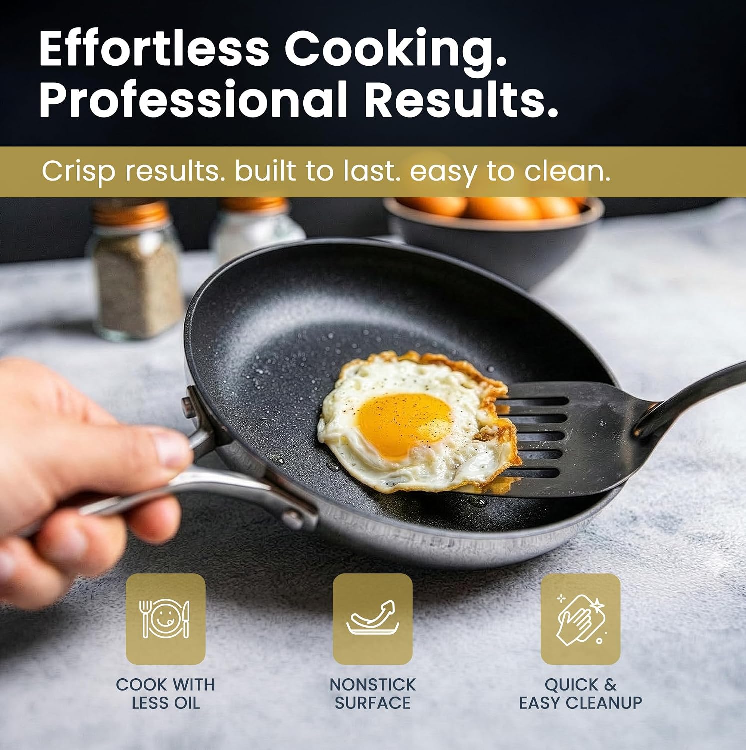 Scanpan HAPTIQ 2 Piece Fry Pan Set