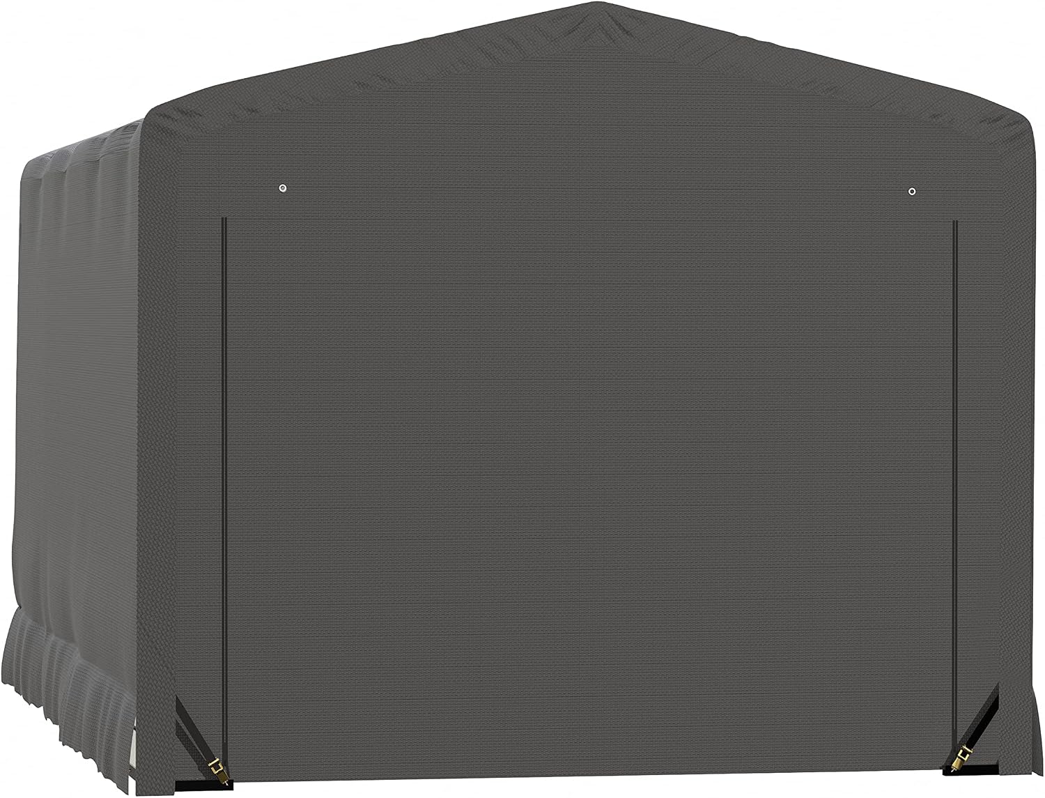 ShelterLogic ShelterTube Garage & Storage Shelter, 12' x 18' x 10' Heavy-Duty Steel Frame Wind and Snow-Load Rated Enclosure, Gray