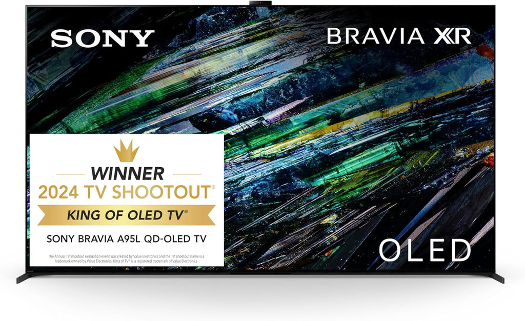 Sony XR77A95L 77 Inch QD-OLED 4K UHD Smart Google TV with AI Upscaling and a JBL BAR-1300X 11.1.4ch Soundbar and Subwoofer with Surround Speakers (2023)