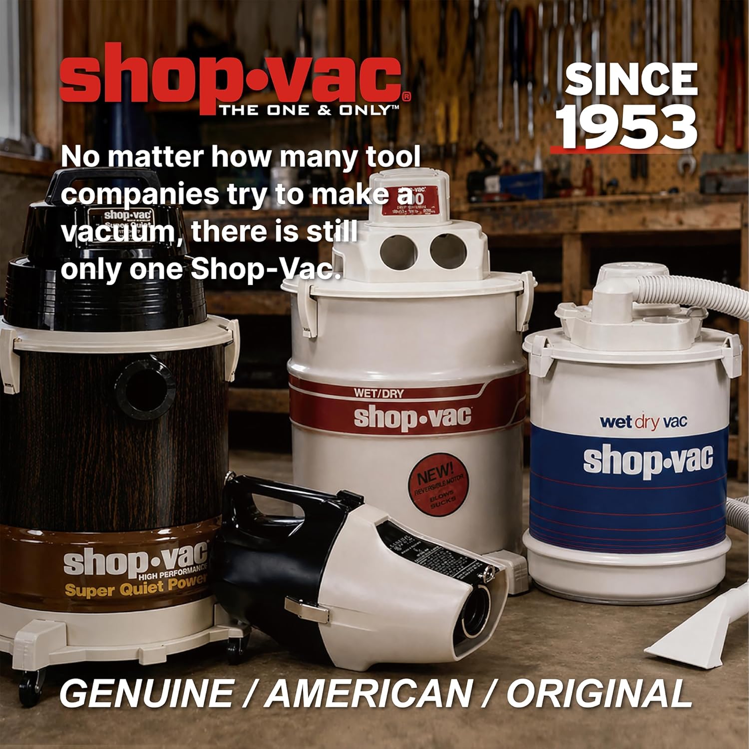 Shop-Vac 5-Gallon 4.5 Peak HP 3-in-1 Wet/Dry/Upholstery Shampoo Vacuum Cleaner