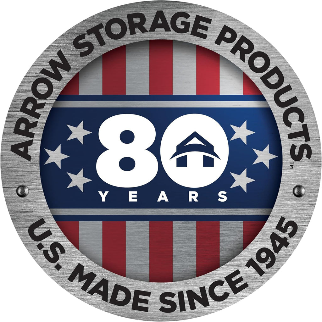 Arrow WR1012 Woodridge EG Steel Storage Shed, 10 by 12-Feet