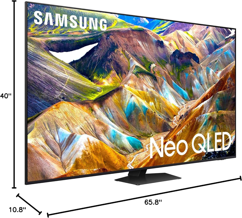 Samsung QN75QN85DBFXZA 75 Inch Neo QLED 4K Smart TV with Dolby Atmos and an Austere 5S-4KHD2-2.5M V-Series 2.5m Premium 4K HDR HDMI Braided Cable (2024)