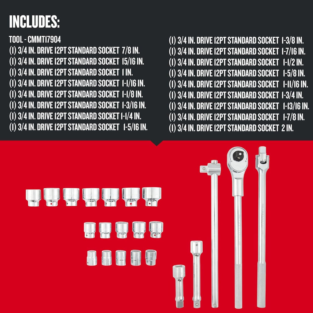 CRAFTSMAN 728 Piece Mechanics Tool Set with Sockets, Bits, Ratchets and Wrenches (CMMT72728)
