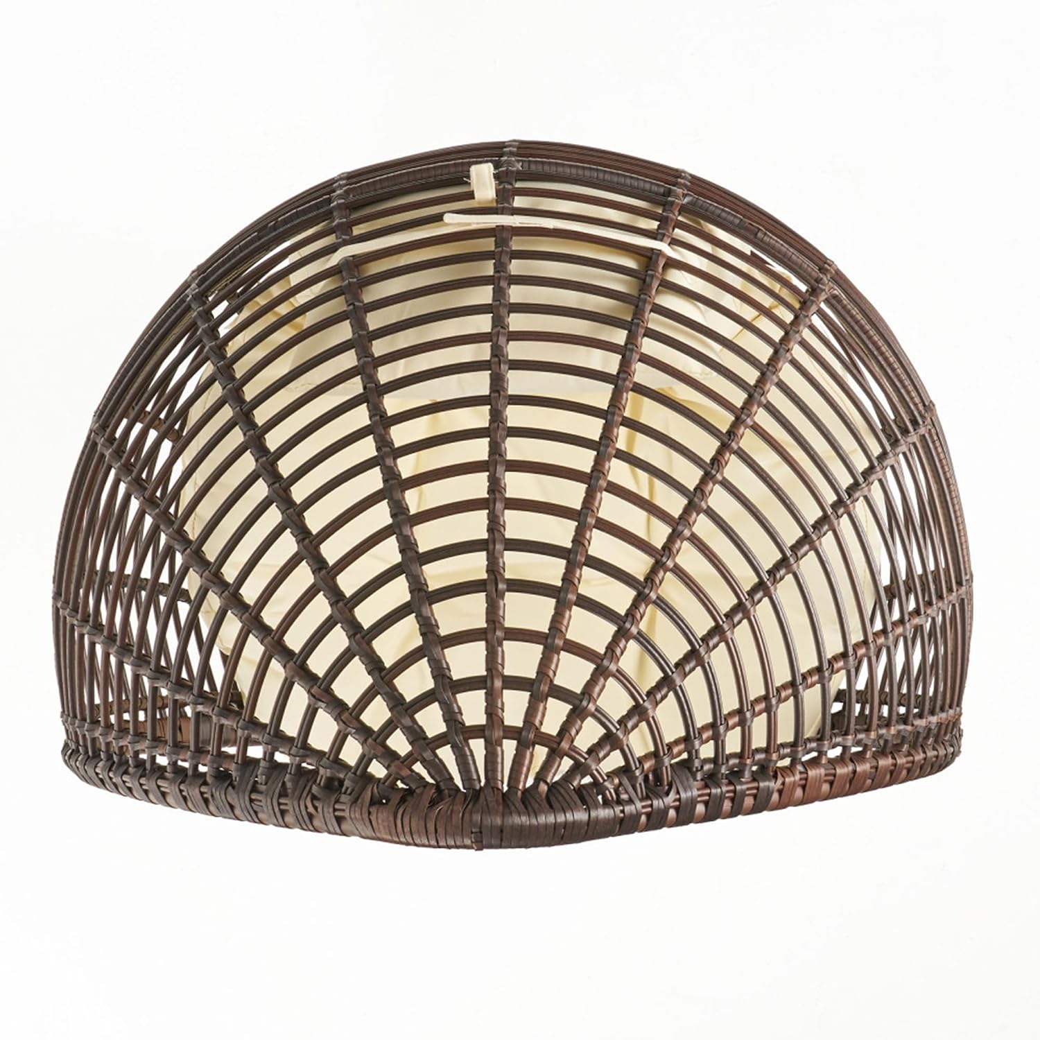 Cutter Teardrop Egg Chair Papasan Comfy Wicker Hanging Cushion Bedroom Indoor Outdoor
