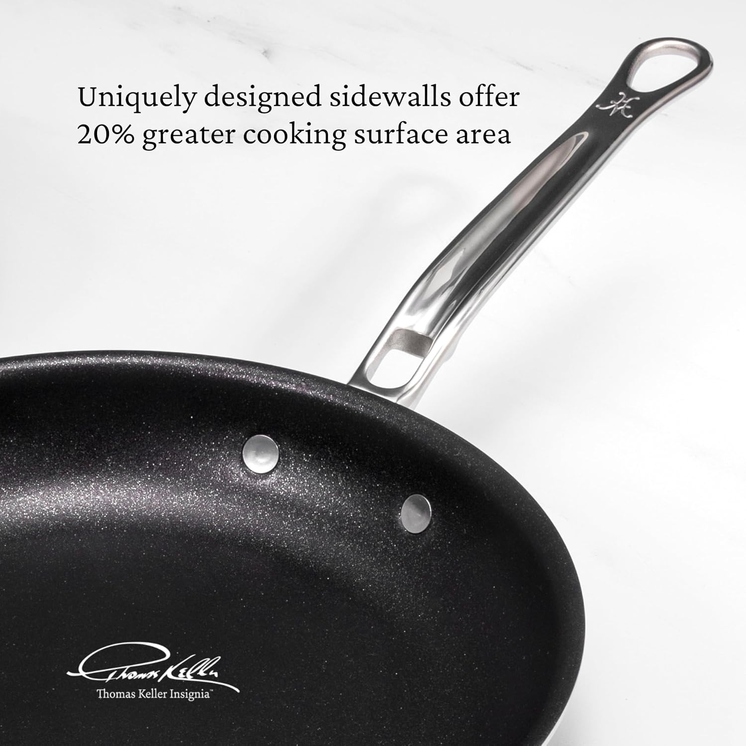 Thomas Keller Insignia by Hestan- TITUM Nonstick 11' Stainless Steel Frying Pan, Induction Cooktop Compatible, Made without PFOAs