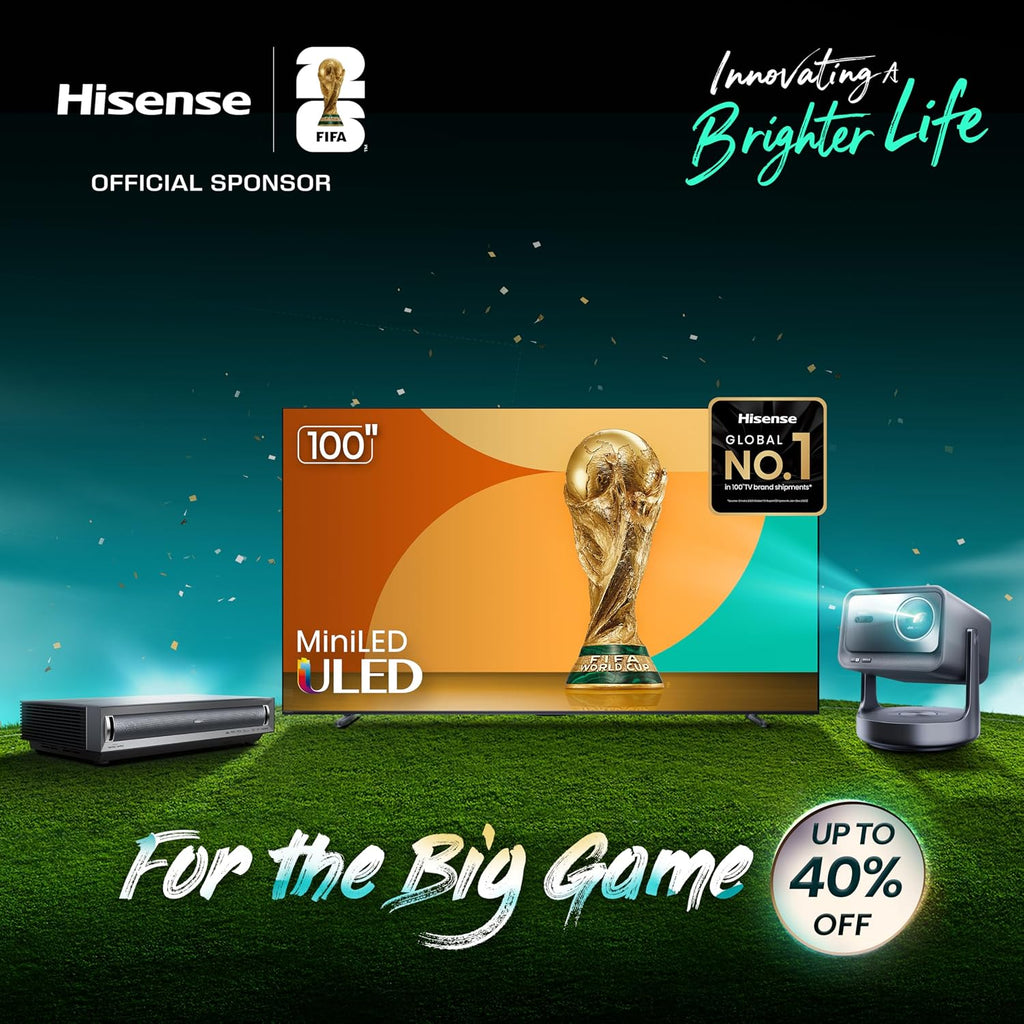 Hisense 55' U7 Mini-LED ULED 4K UHD Best Premium Gaming Google Smart TV (55U75QG, 2025 Model) - QLED, Native 165Hz, VRR 288, Up to 3000 Nits, HDR10+, Dolby Vision IQ · Atmos, IMAX Enhanced, 2.1.2 Ch