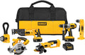 DEWALT DCK650X 18-Volt XRP Cordless 6-Tool Combo Kit