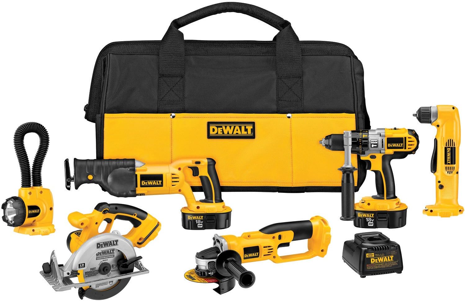 DEWALT DCK650X 18-Volt XRP Cordless 6-Tool Combo Kit