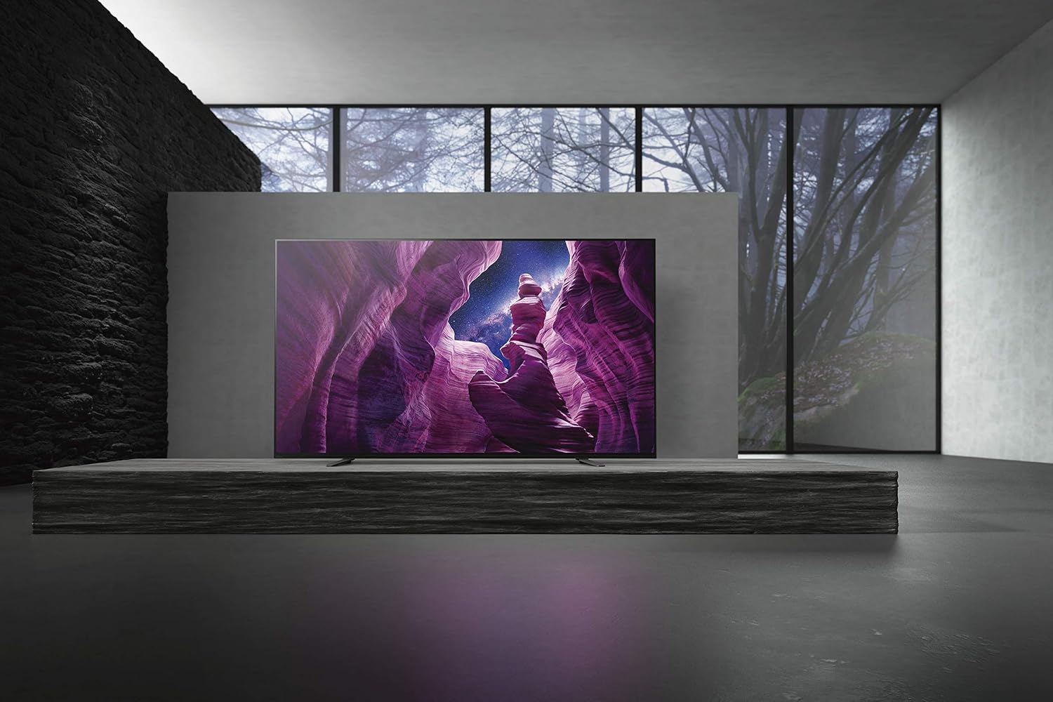 Sony A8H 55-inch TV: BRAVIA OLED 4K Ultra HD Smart TV with HDR and Alexa Compatibility - 2020 Model