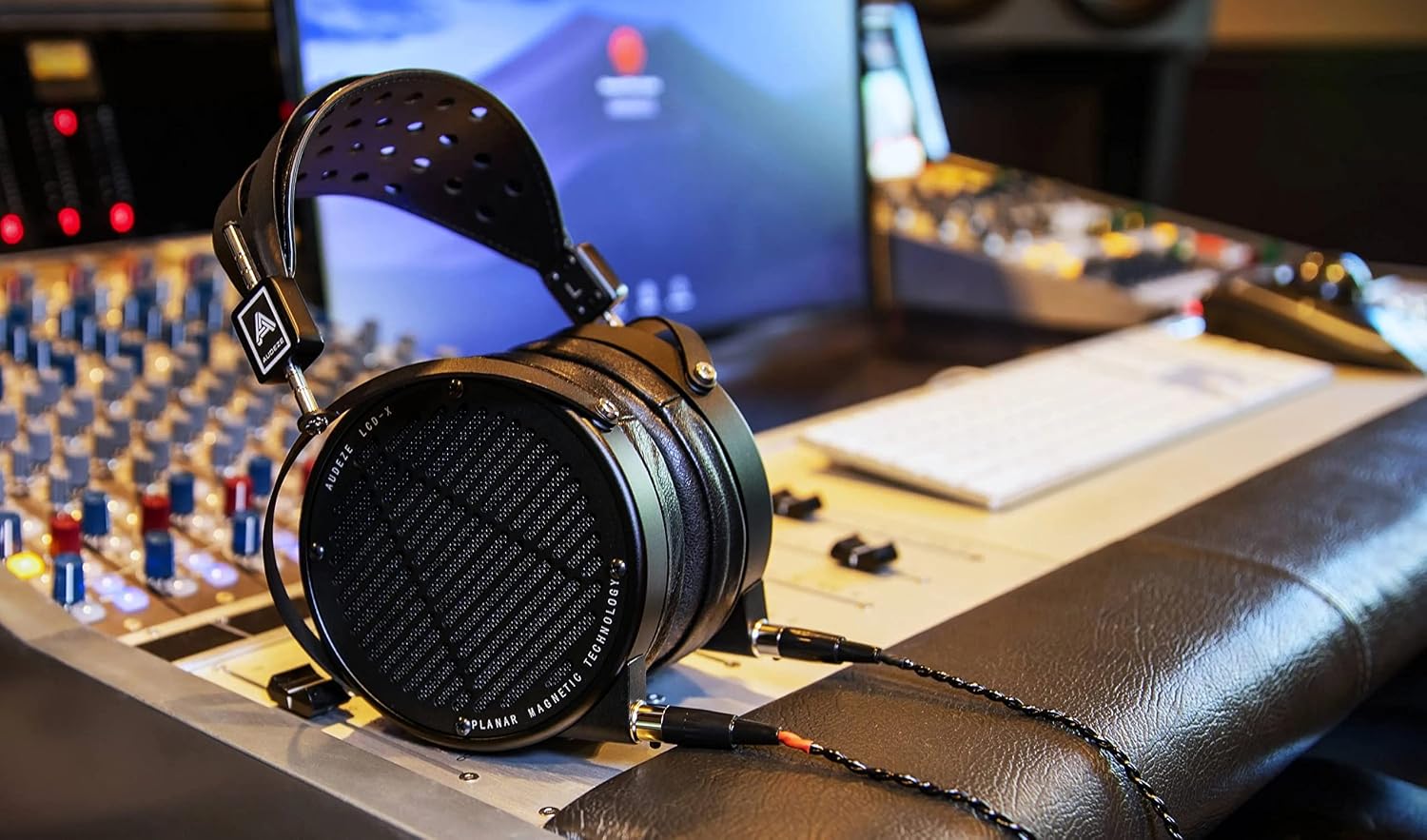 Audeze LCD-X Over-Ear Open Back Professional Headphone New 2021 and Later Version with Carry case, Combo 4 pin XLR Cable with 6.3mm and 3.5 mm adapters, Black